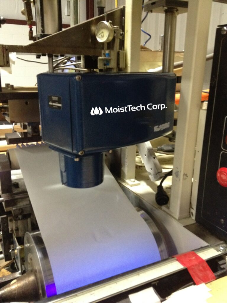 MoistTech sensor measuring coating